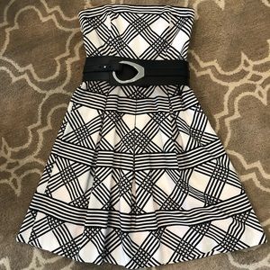 White House Black Market strapless dress